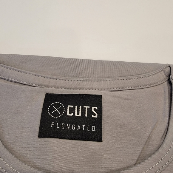 Cuts Clothing AO Elongated Tee Granite Pyca Pro Size Large NEW! - Picture 7 of 12